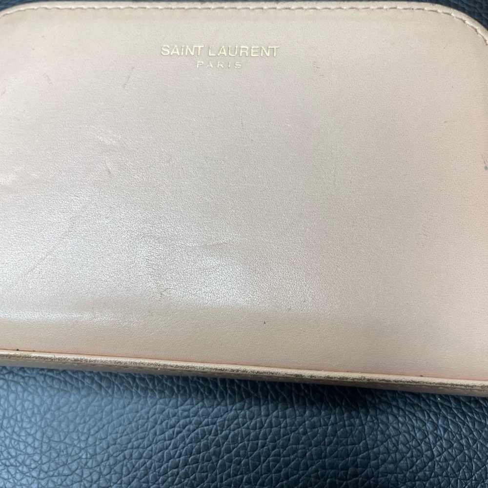 Saint Laurent Nude Leather Wallet
